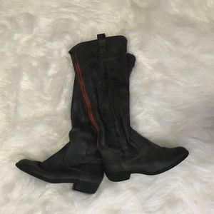 SOLD*** Charcoal grey tall boots